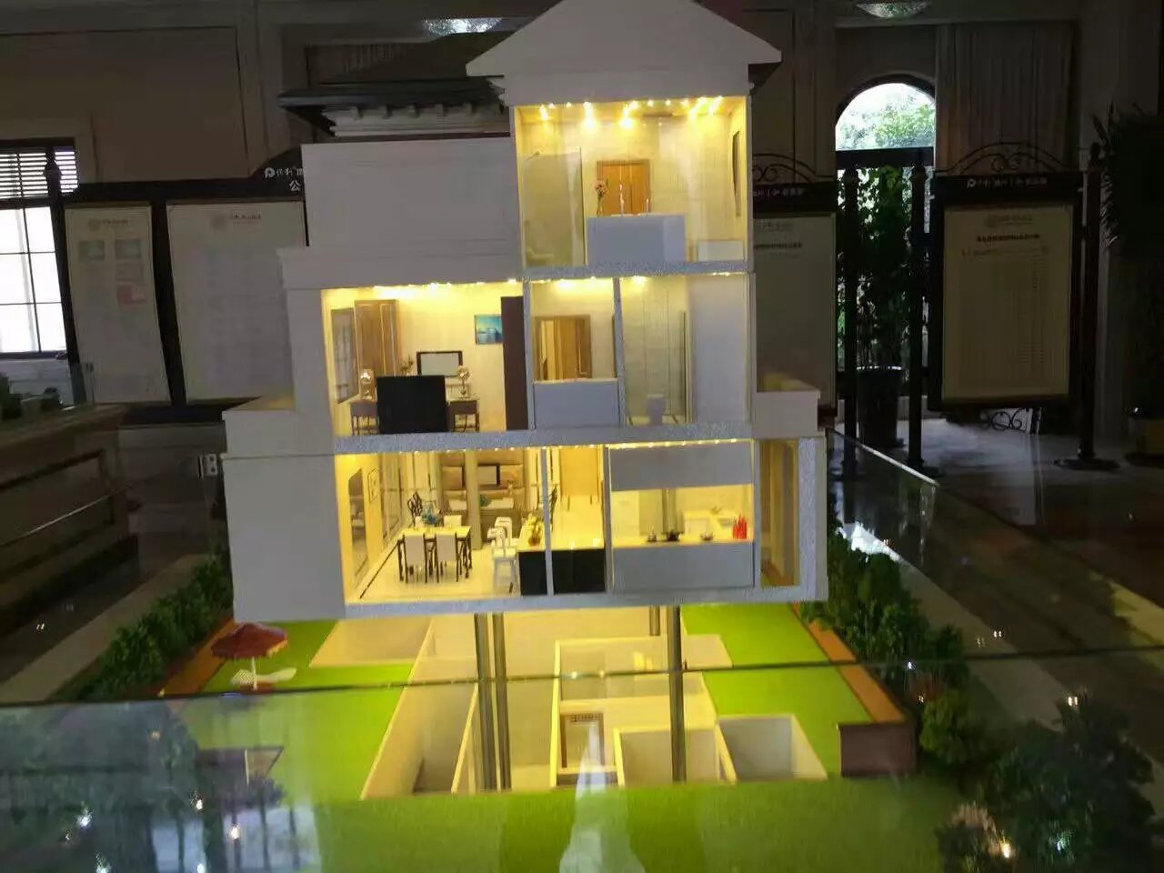 武漢別墅沙盤模型